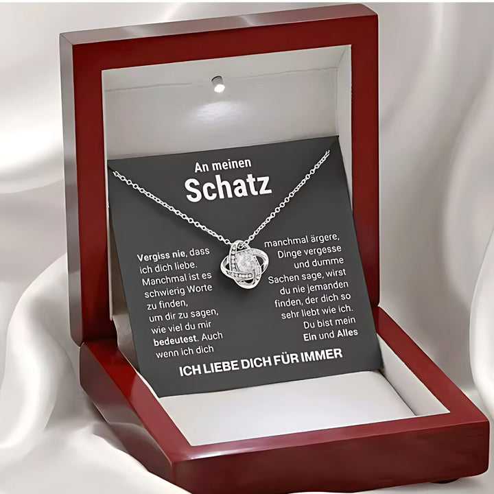 Liebeslicht-Kette im Premium-Holzkästchen